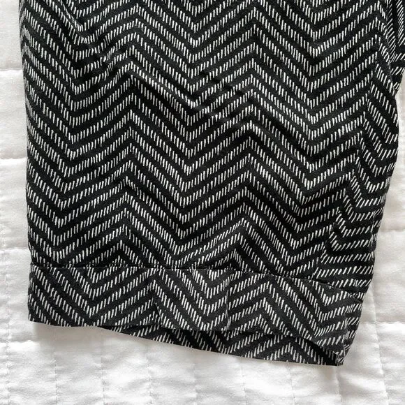 Old Navy Black Soft Pants Boho Print Ankle Cropped Lounge Bottoms Womens Size XL - Picture 6 of 11